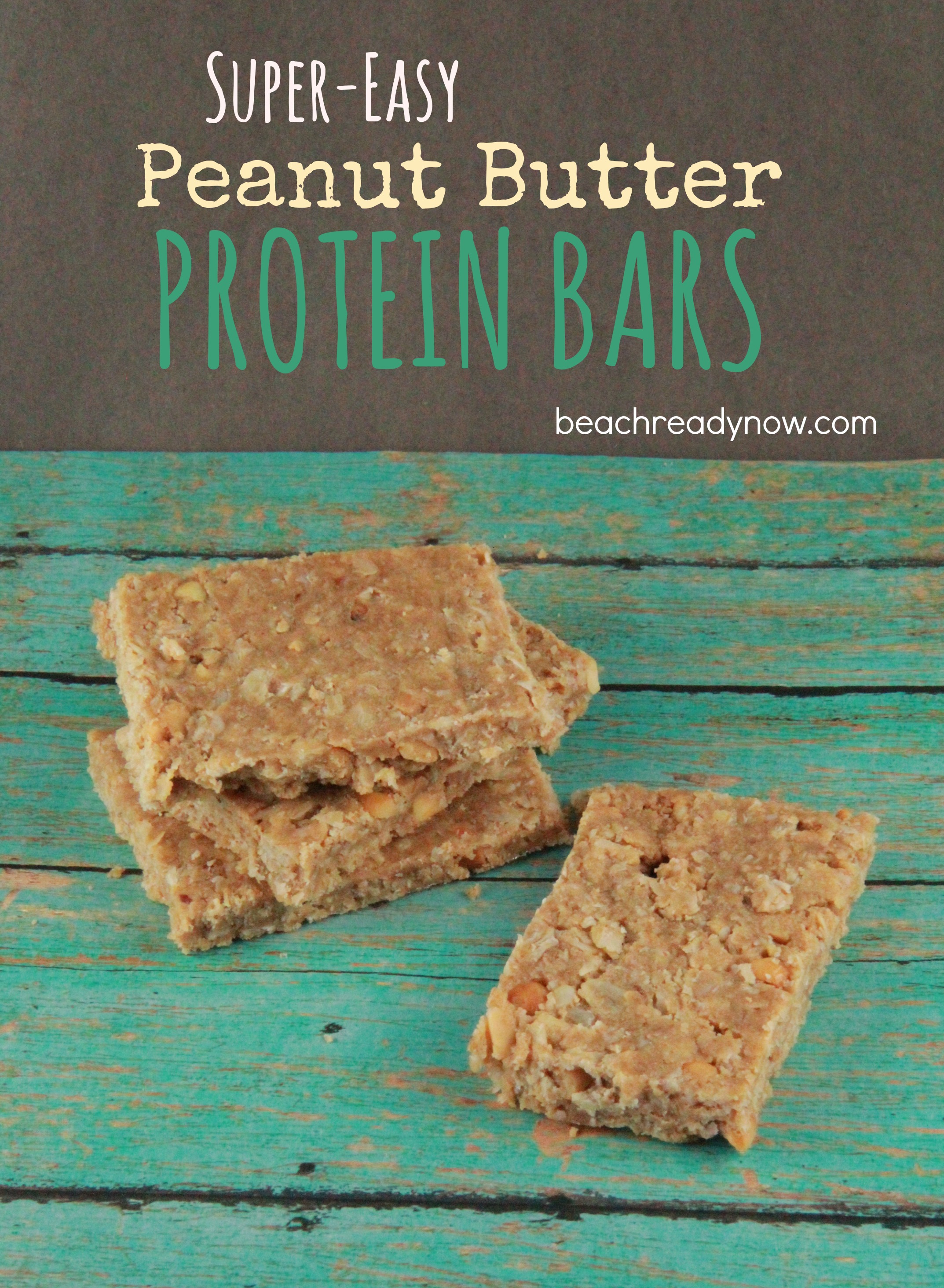 Easy Peanut Butter Protein Bars