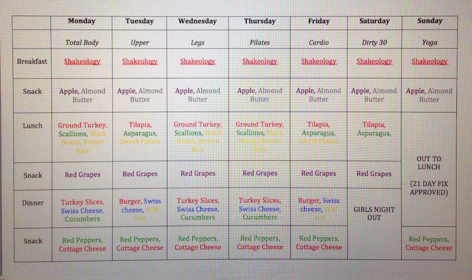 21Day Fix Meal Plans and Ideas Beach Ready Now 21Day Fix Meal Plans and Ideas Beach Ready Now