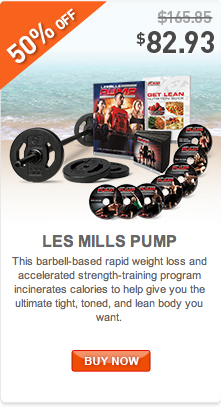 Les Mills Pump Back in Stock:  Save 50%