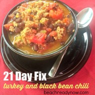 Clean Eating Turkey and Black Bean Chili