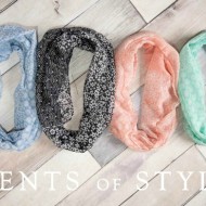Spring Infinity Scarves Just $5.95 + FREE Shipping