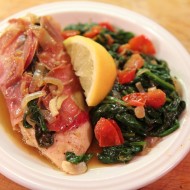 Proscuitto-Wrapped Chicken Saltimbocca