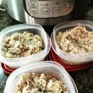 Steel-Cut Oats with Apples and Flaxseed in the Instant Pot