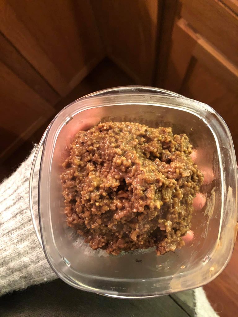 Chocolate Peanut Butter Steel Cut Oatmeal Beach Ready Now