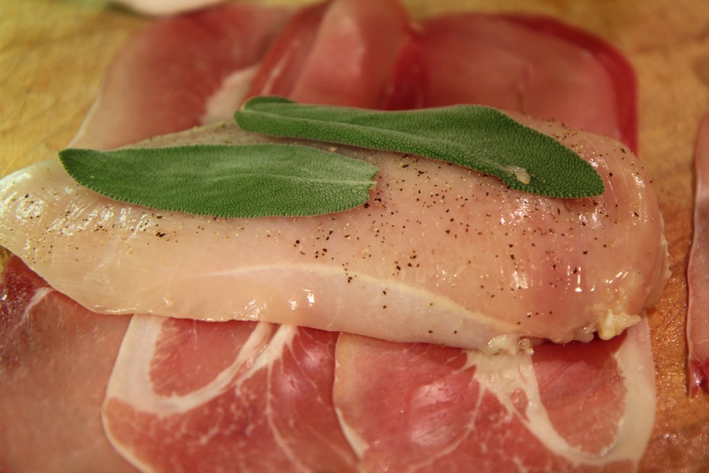 Proscuitto-Wrapped Chicken Saltimboca