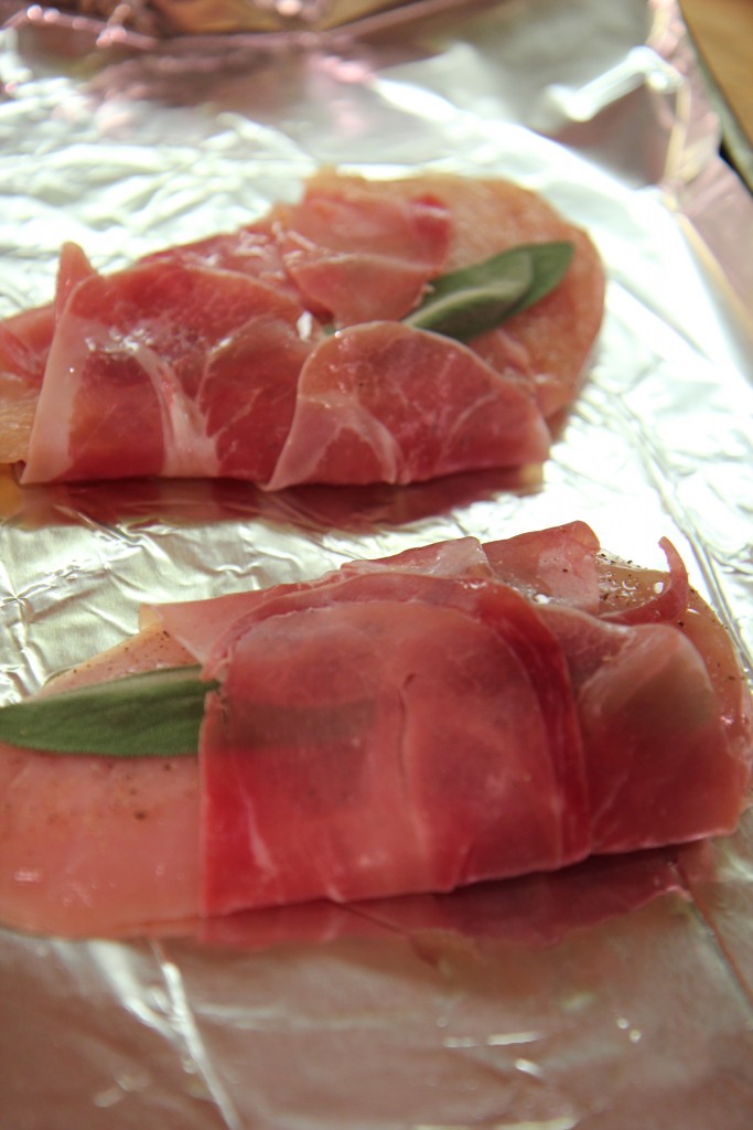 Proscuitto-Wrapped Chicken Saltimboca