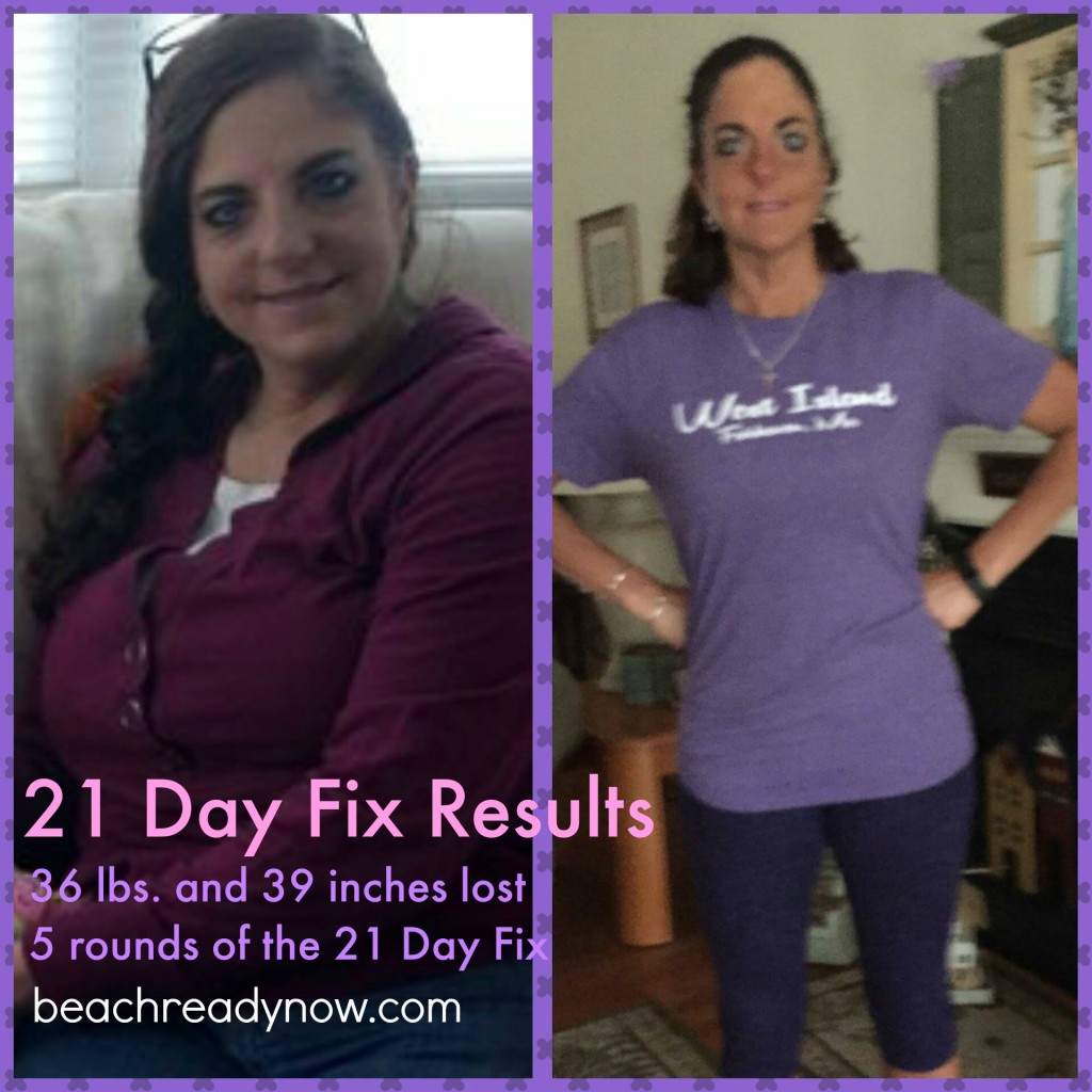 21 Day Fix Results - Before and After Photo Beachreadynow.com