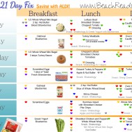 21 Day Fix ALDI Meal Plan and Shopping List